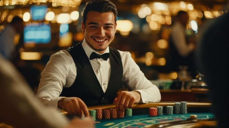 Antarmuka permainan Caishen Wins di olxtoto togel dengan simbol-simbol emas dan payout tabel